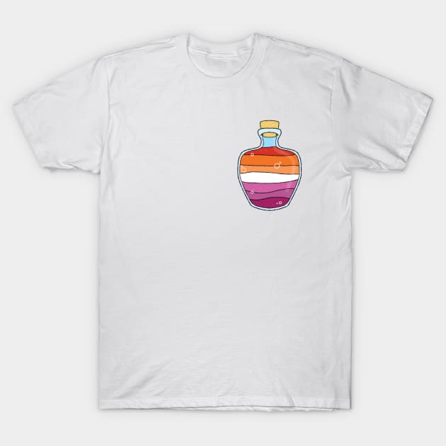 Lesbian Potion T-Shirt by the-bone-weaver 